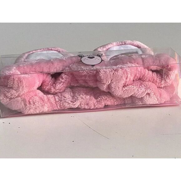 Care Bears Spa Headband Cheer Bear Pink With Rainbow Plush NEW - Picture 7 of 7